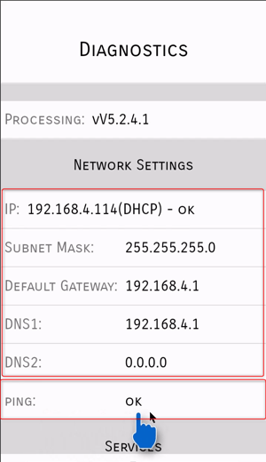 p2-pro-validate-network-settings-and-ping-highlighted